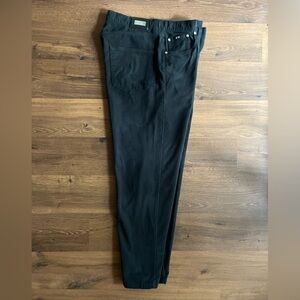 🖤 BOSS Hugo Boss Alabama 39528 Black Pinstripe Pants – W: 38 / L: 36